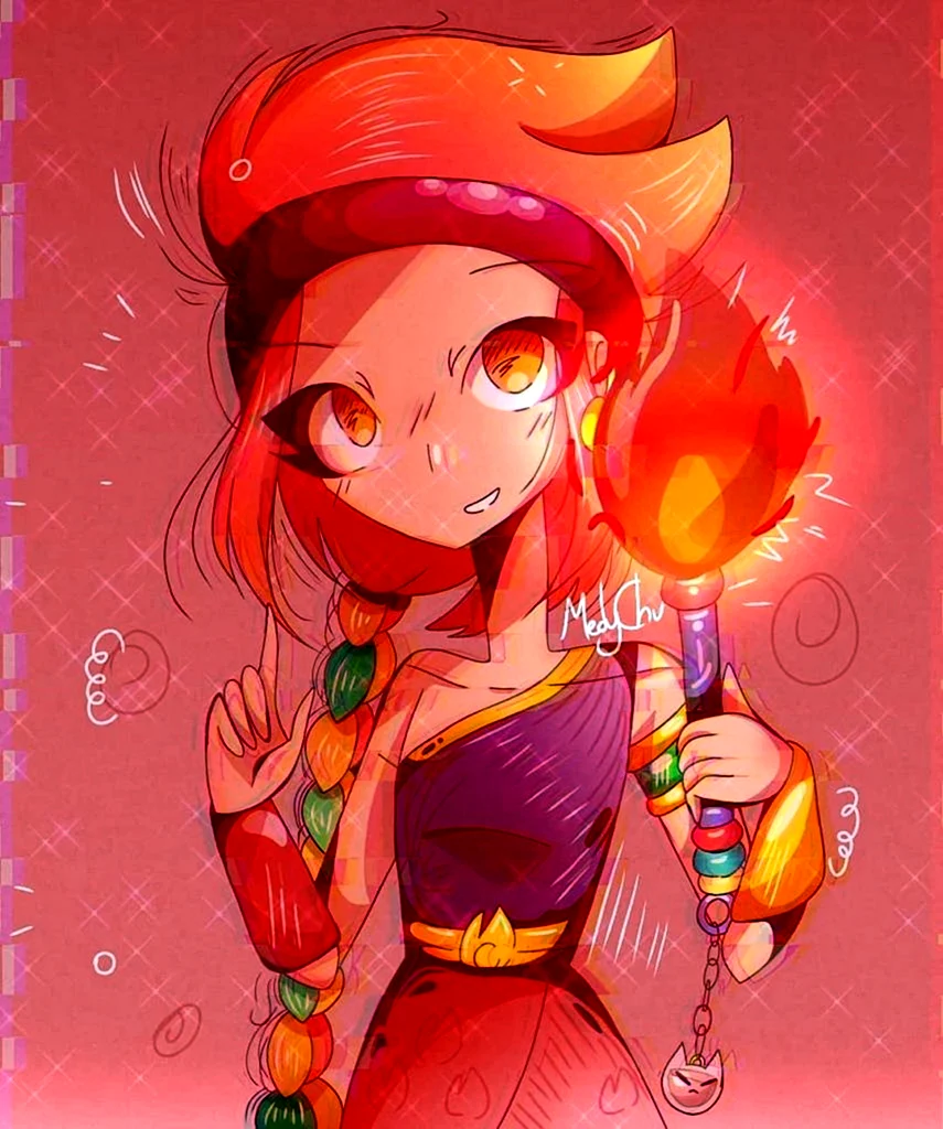 Brawl Stars Амбер арт