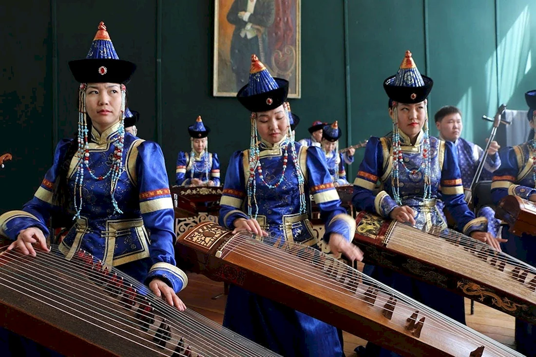 Бурятский музыкальный инструмент Ятага