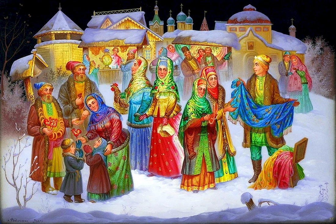 Федоскино лаковая миниатюра