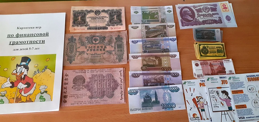 Финансовая грамотность для дошкольников деньги