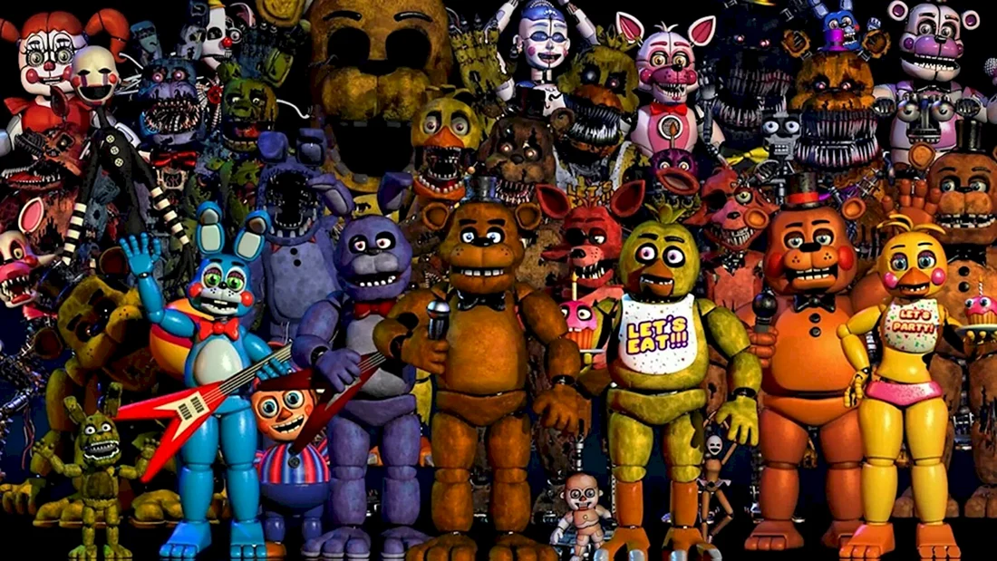 Five Nights at Freddys 5 АНИМАТРОНИКИ