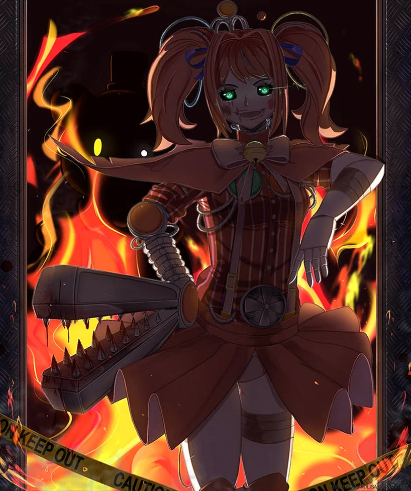 FNAF 5 anime бейби
