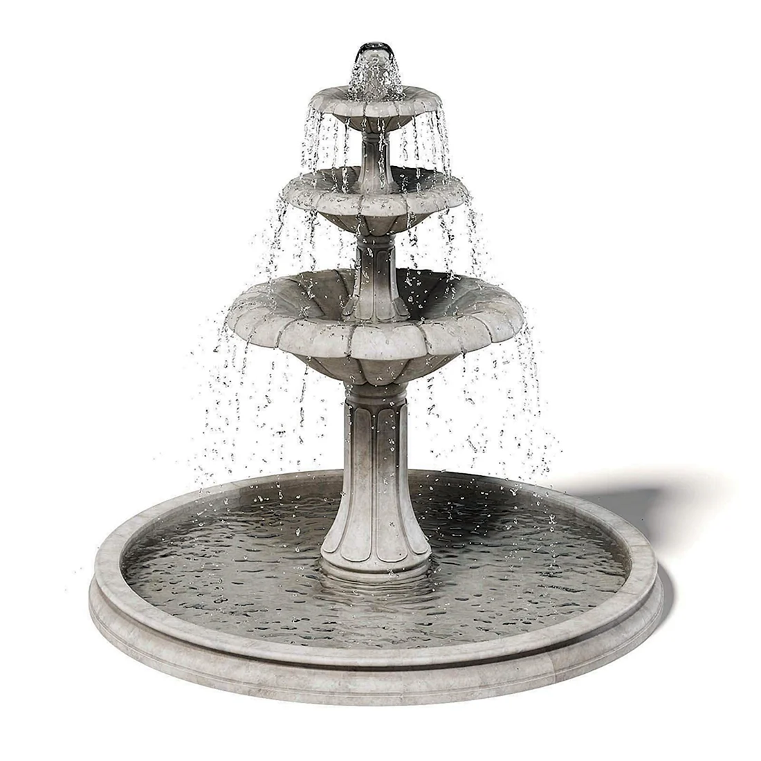 Фонтан 3d model архикад