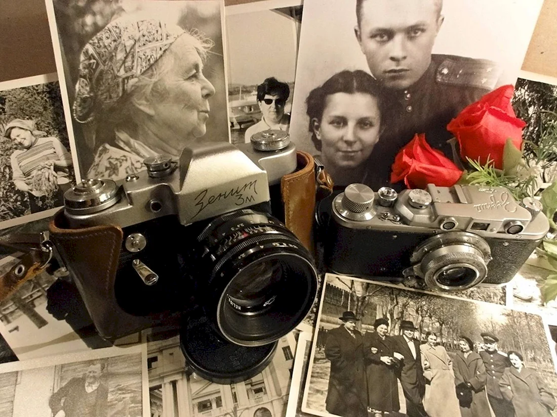 Фотоаппарат коллаж