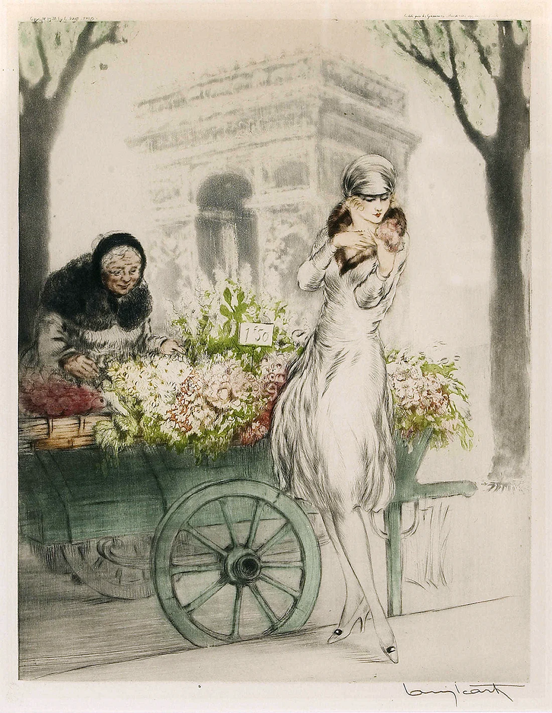 Французский художник Louis Icart 1888-1950