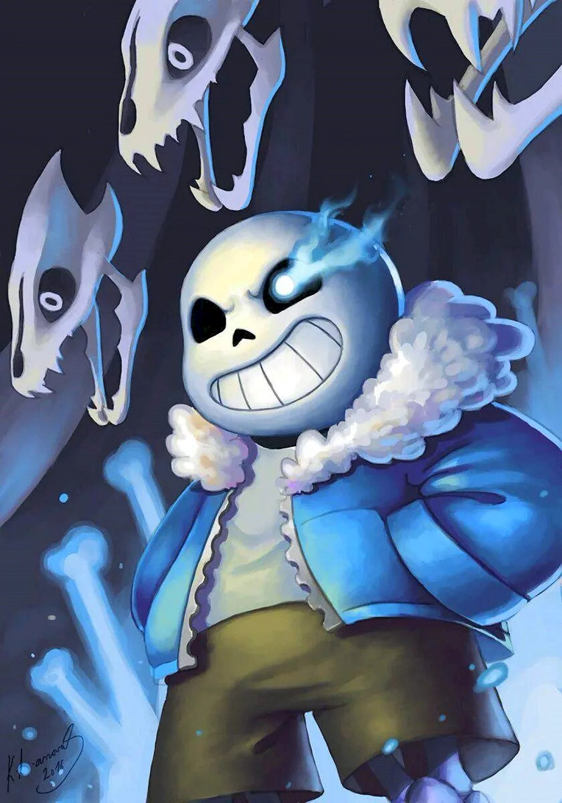 Герои игры Undertale Sans
