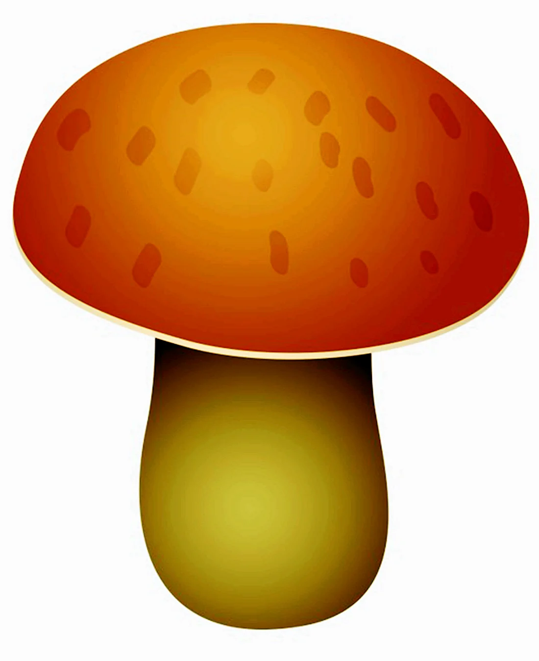 Грибы мультяшные