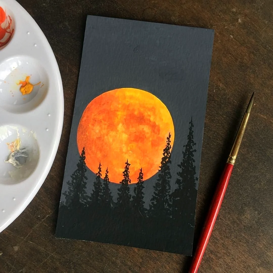Идеи для рисования гуашью