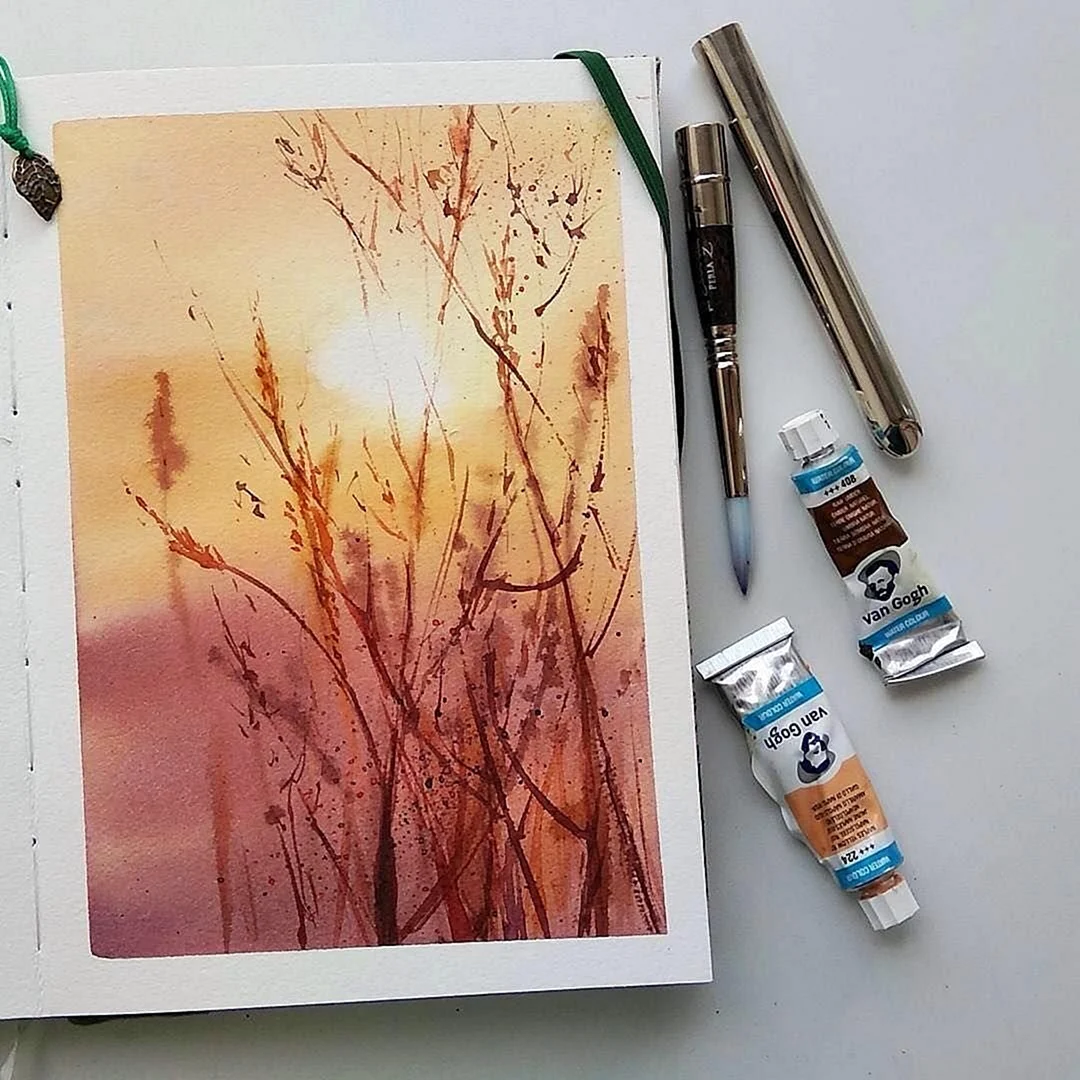 Идеи для рисунков акварелью