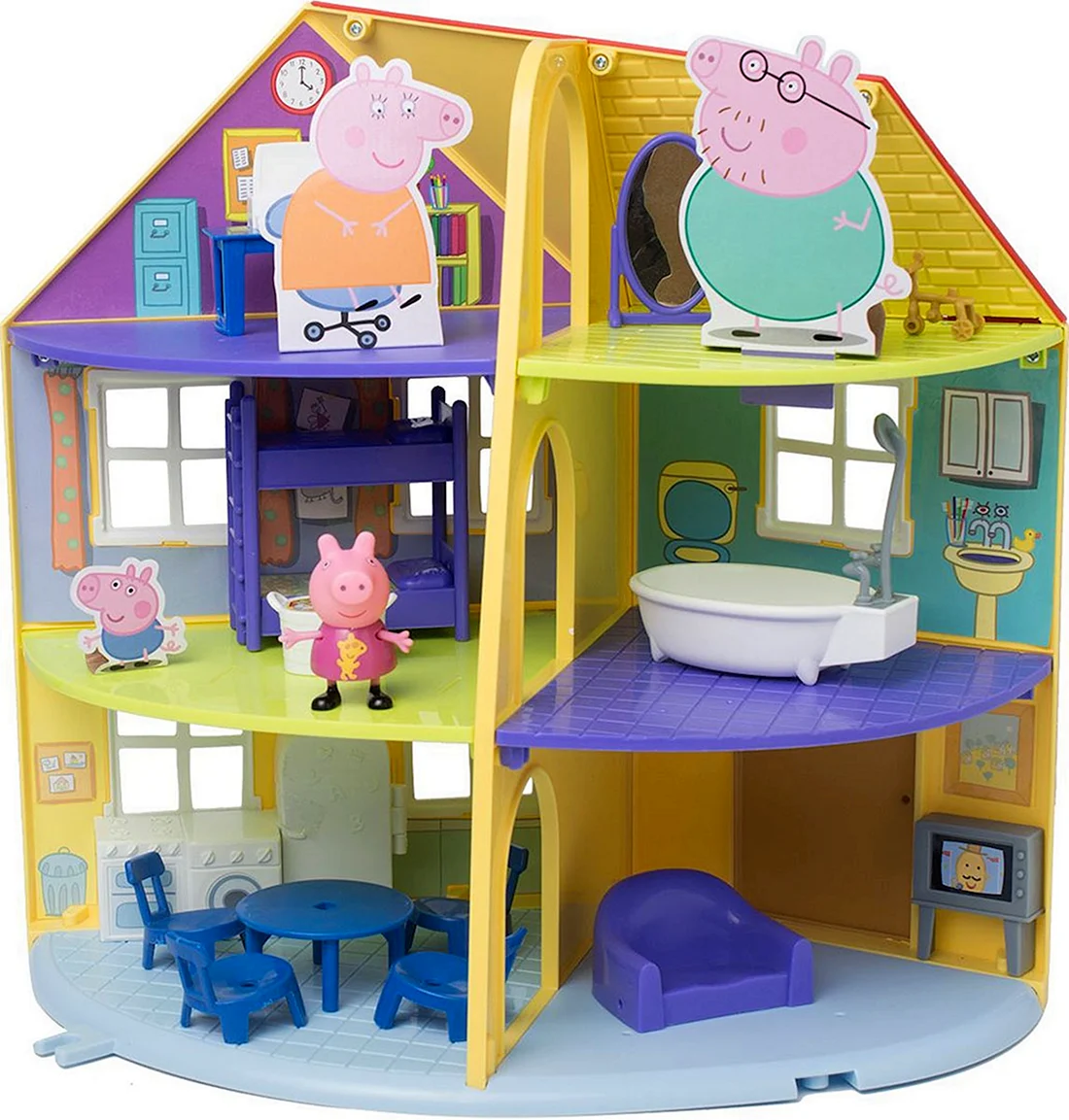 Игровой набор трехэтажный дом Пеппы ТМ Peppa Pig