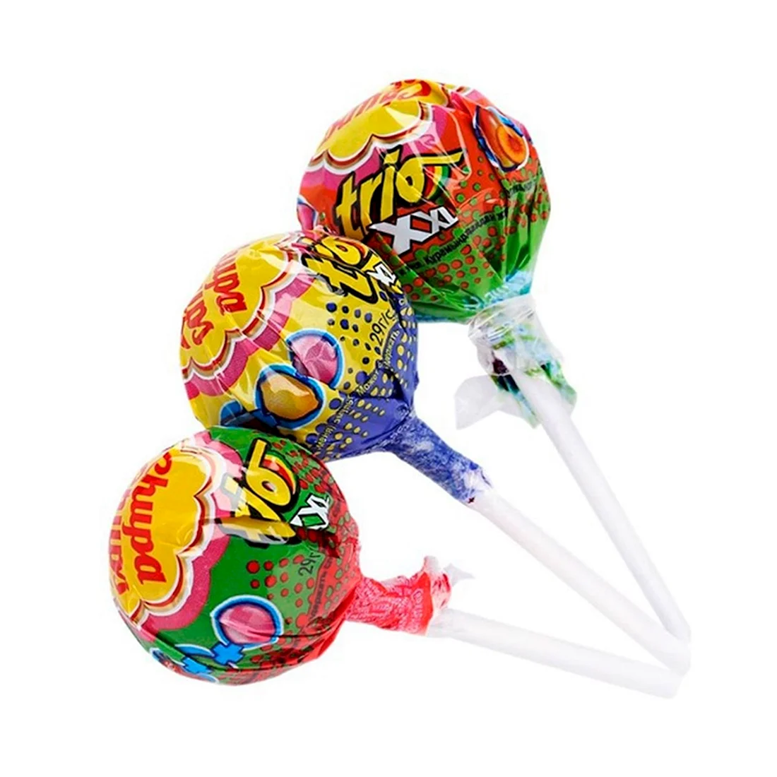 Карамель chupa chups XXL Trio