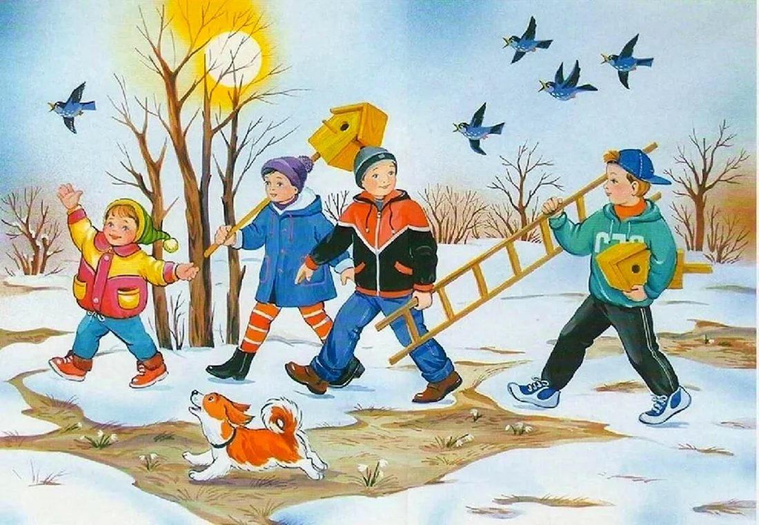 Картина м.г. Пишвановой «ранняя Весна»