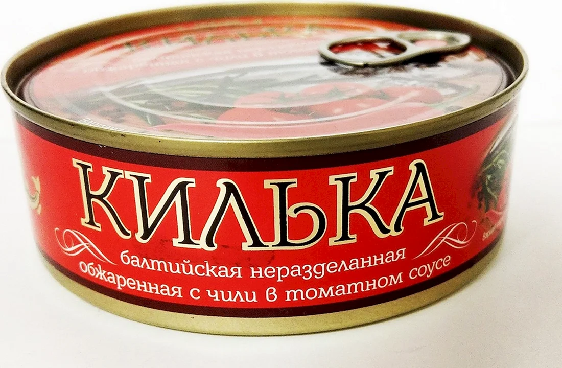 Килька в томатном соусе с Чили