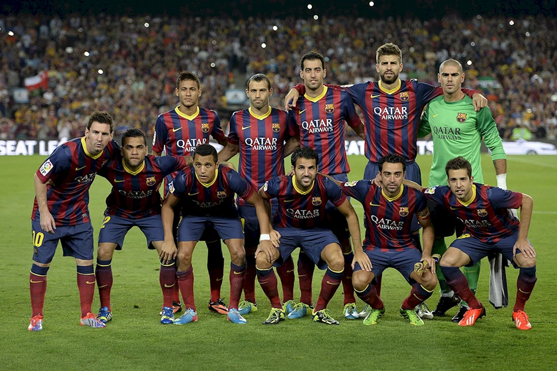 Команда FC Barcelona