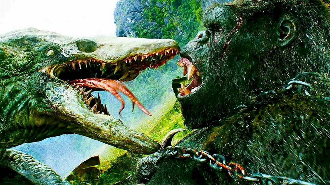 Конг остров черепа фильм 2017 Черепозавр