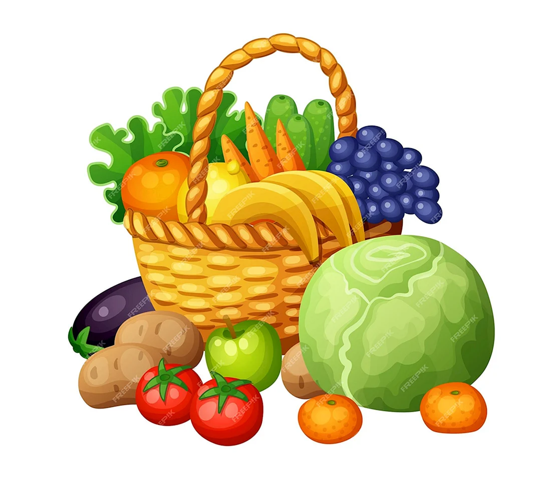 Корзина с овощами