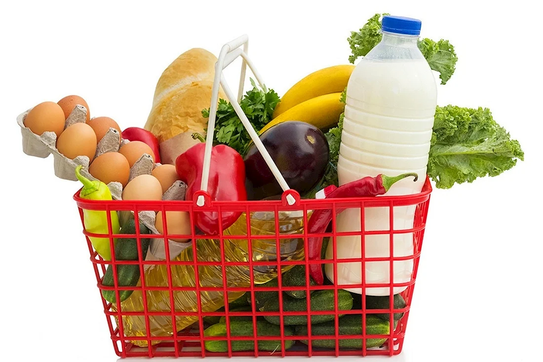 Корзина с продуктами
