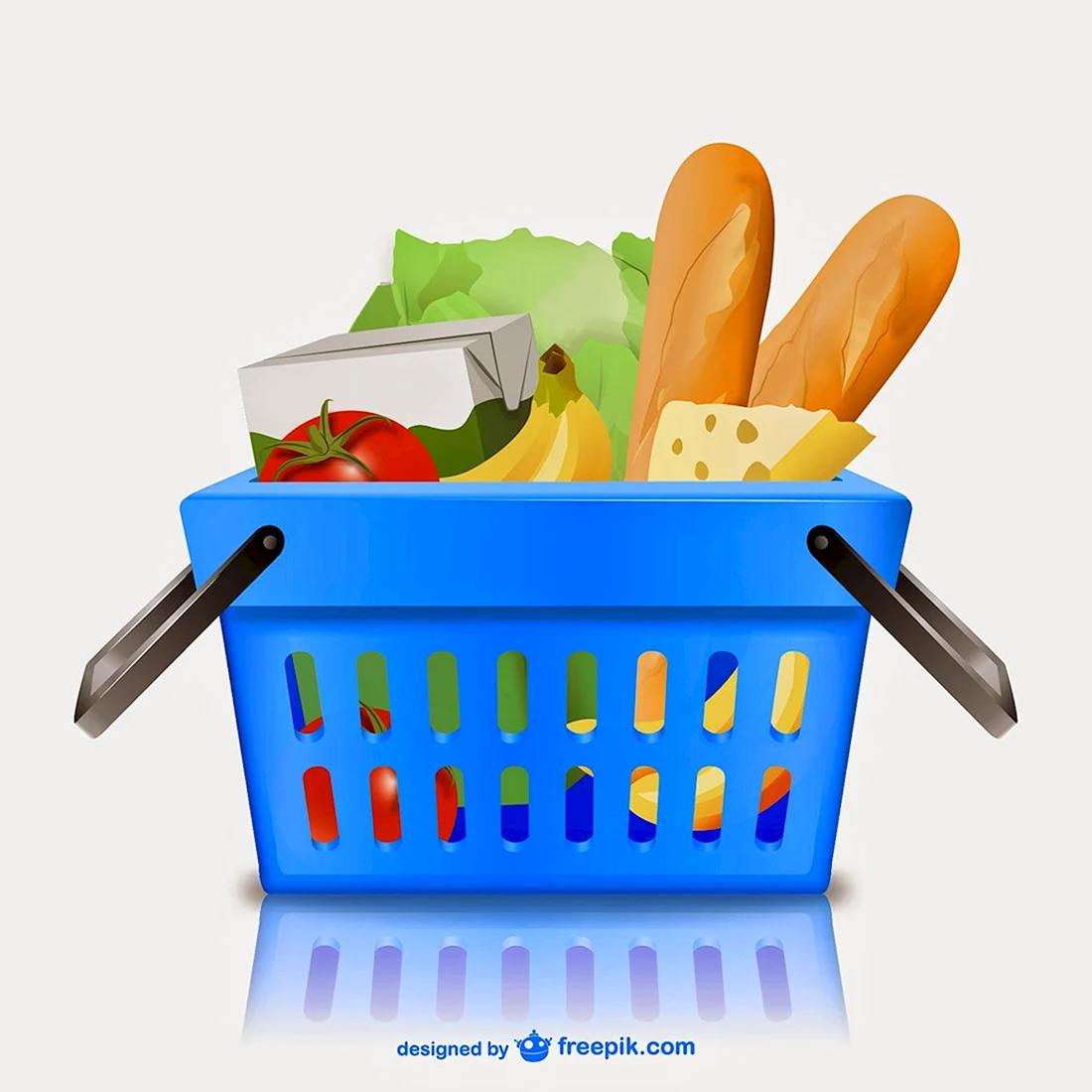 Корзина с продуктами