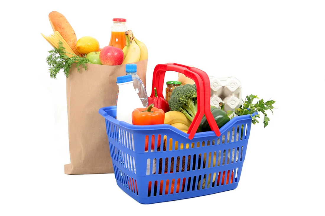 Корзина с продуктами