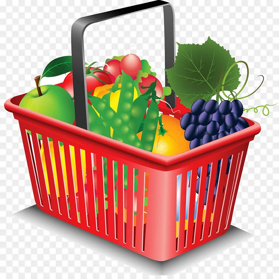 Корзинка с продуктами