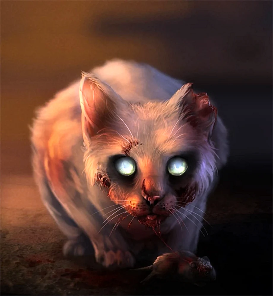 Кошка арт