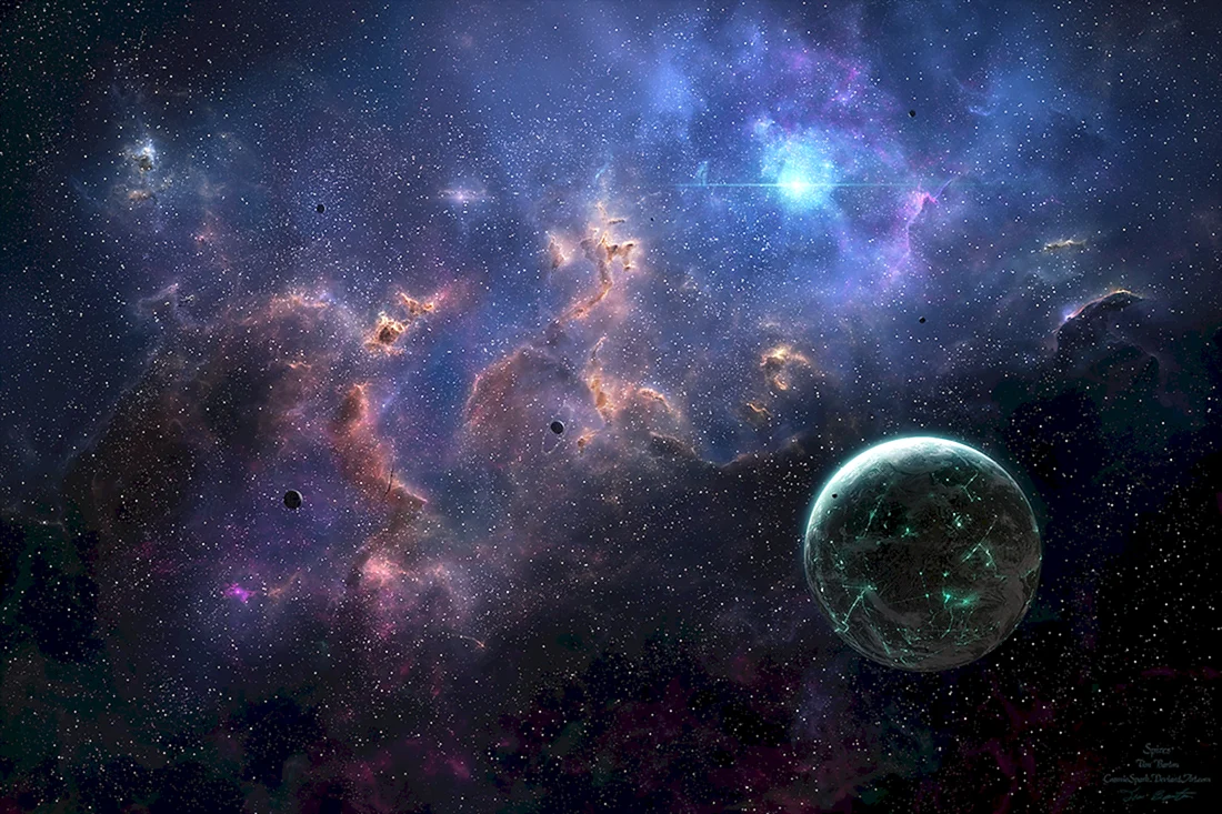 Космос планеты Галактики
