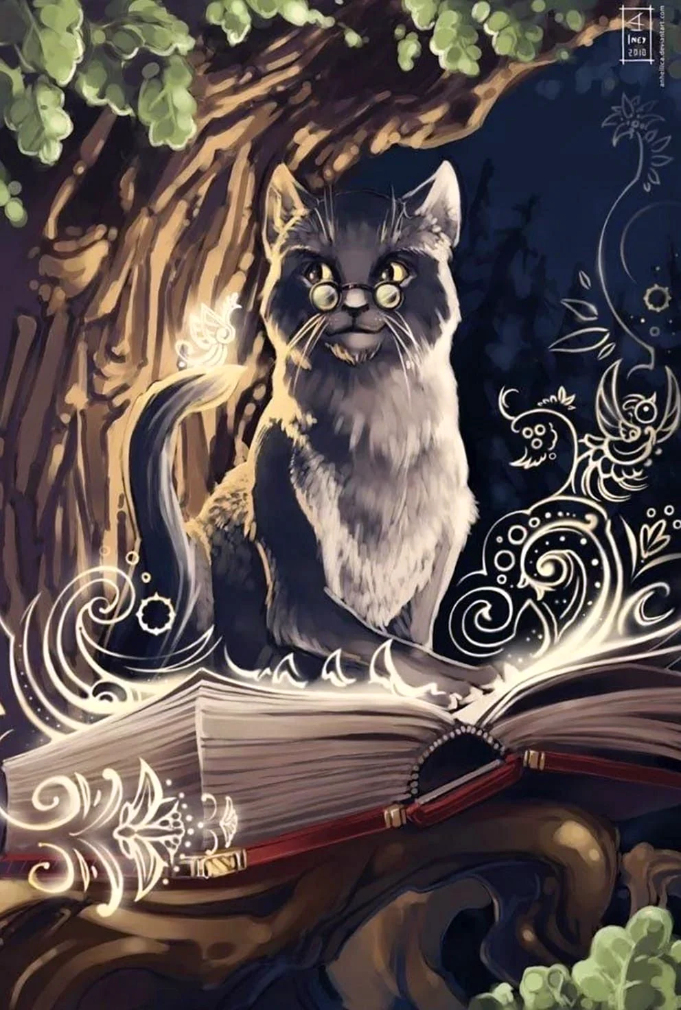 Кот Баюн арт мифология