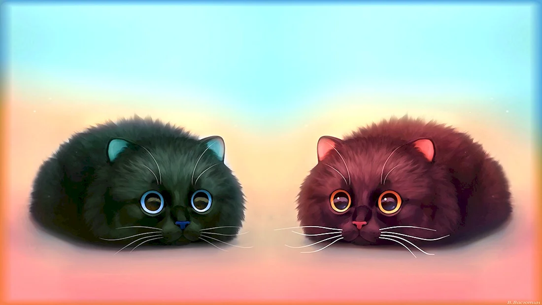 Котики мультяшные