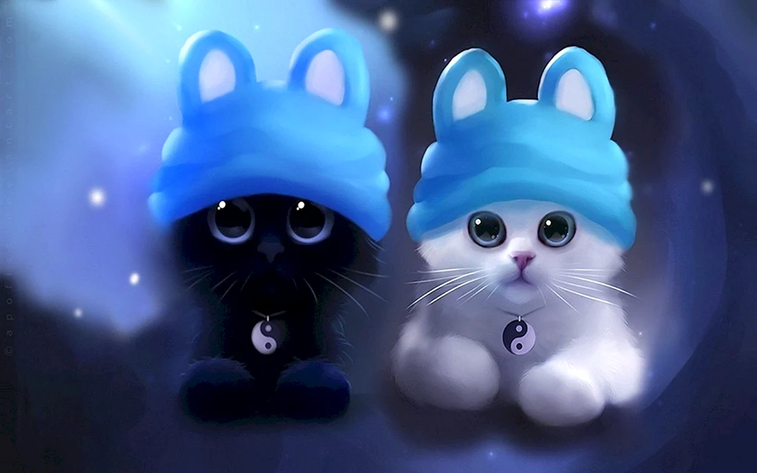 Котики мультяшные