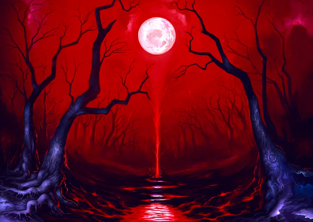 Красная Кровавая Луна