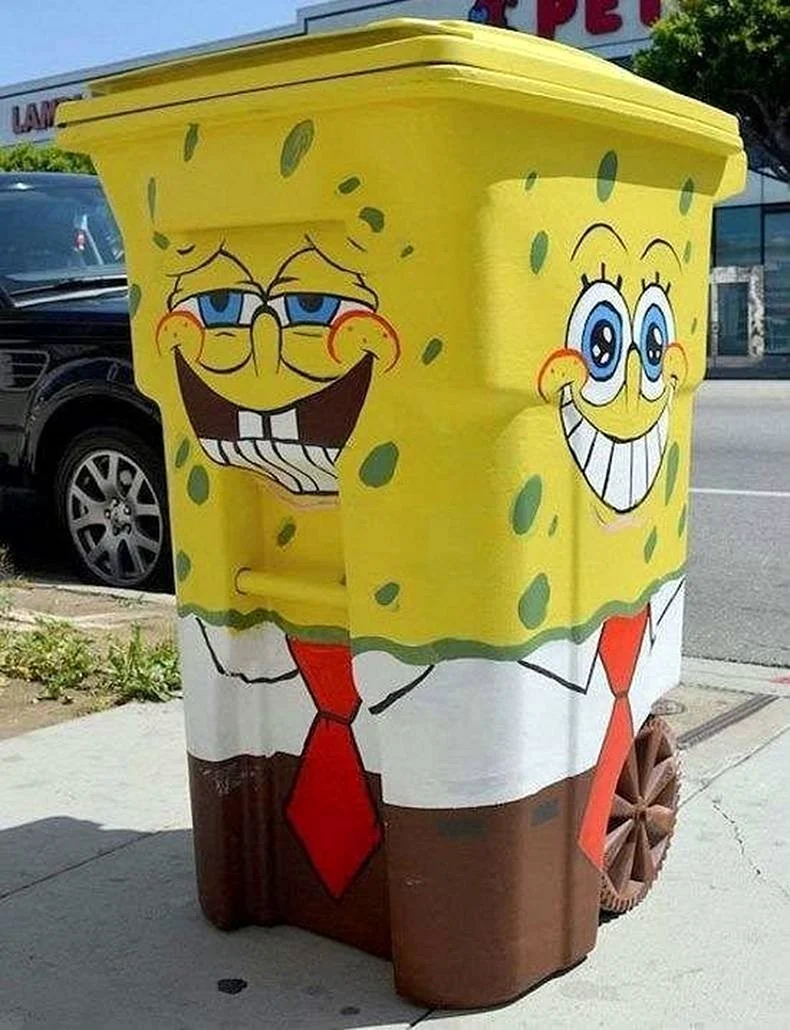 Креативные мусорные баки