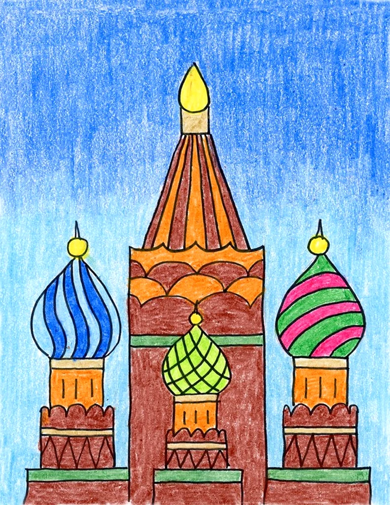 Кремль рисунок