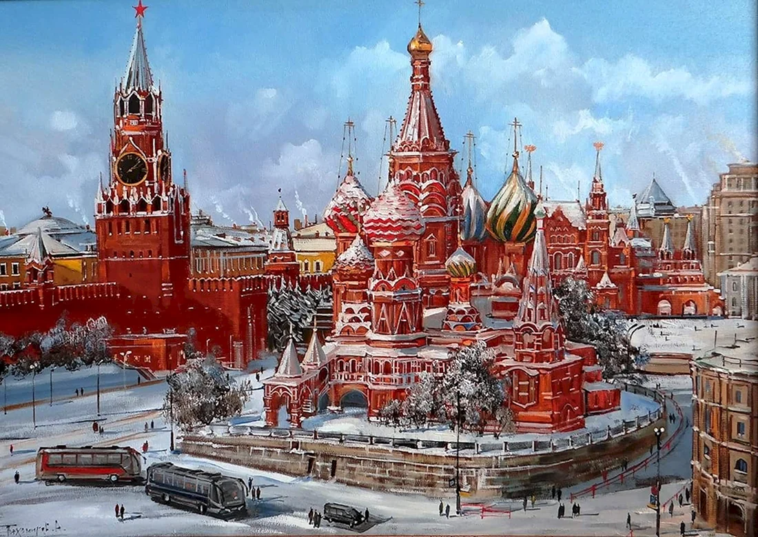 Кремль собор Василия Блаженного
