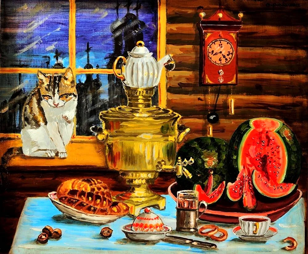 Кустодиев самовар