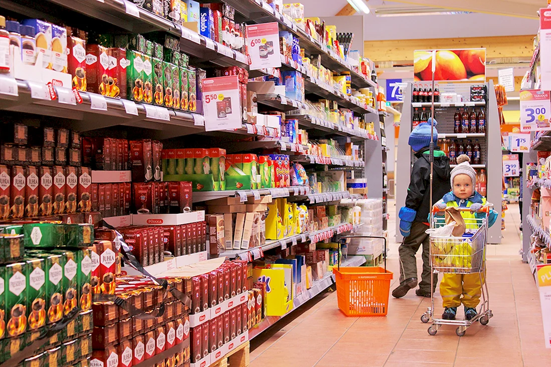 Магазин продуктов для детей