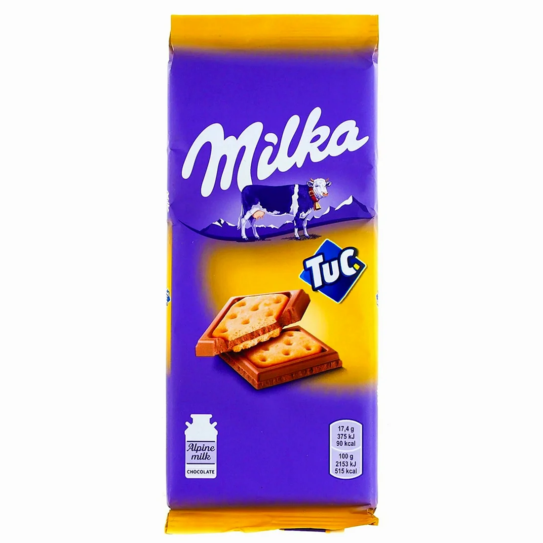 Молочный шоколад Милка тук 87 г Milka tuc Chocolate 87г