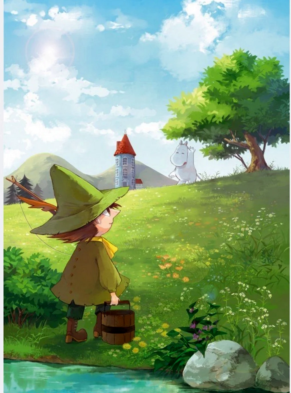 Moomin and Snufkin