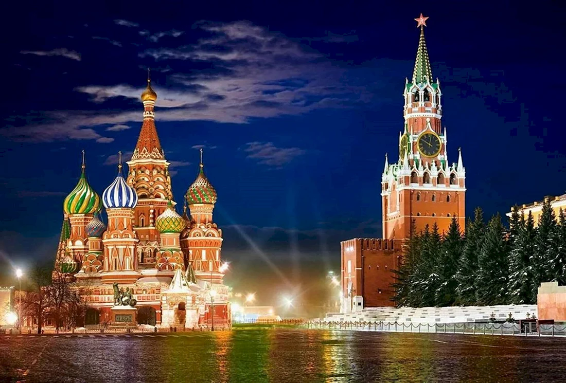 Московский Кремль и красная площадь