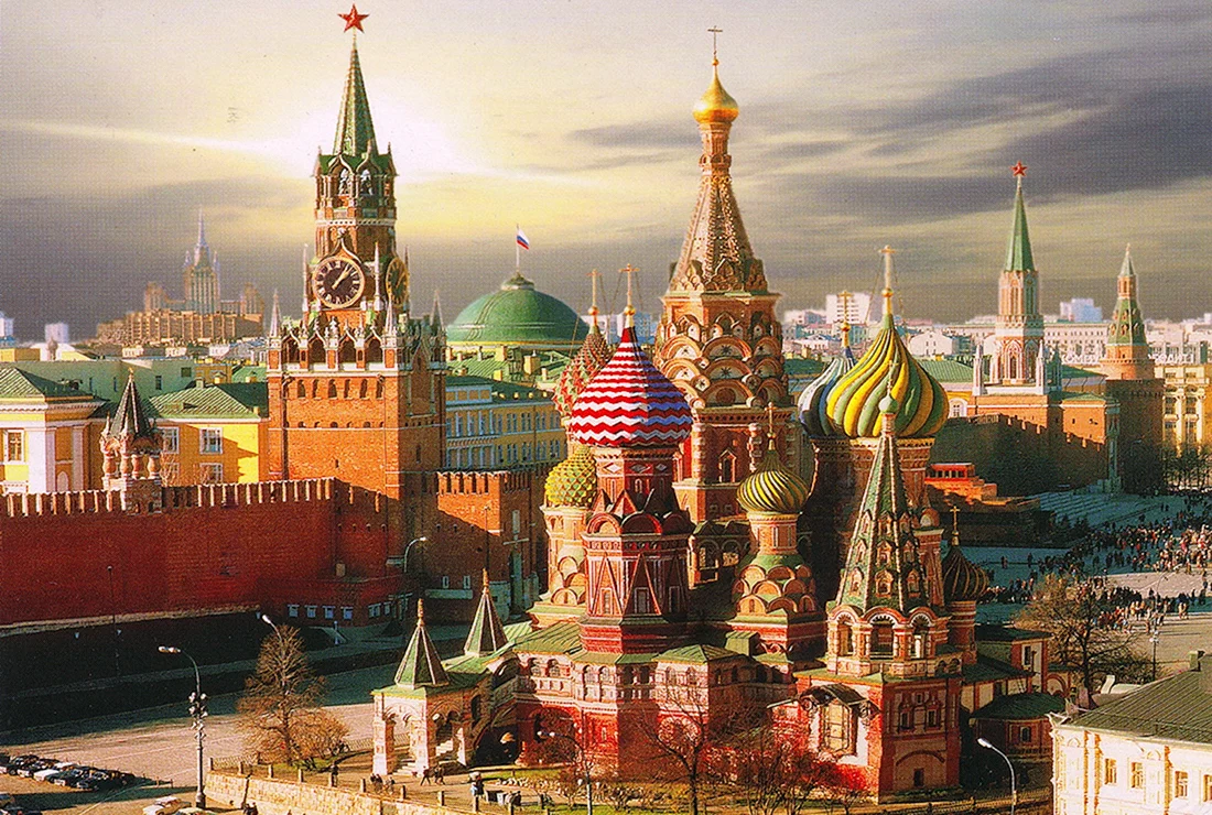 Московский Кремль и красная площадь