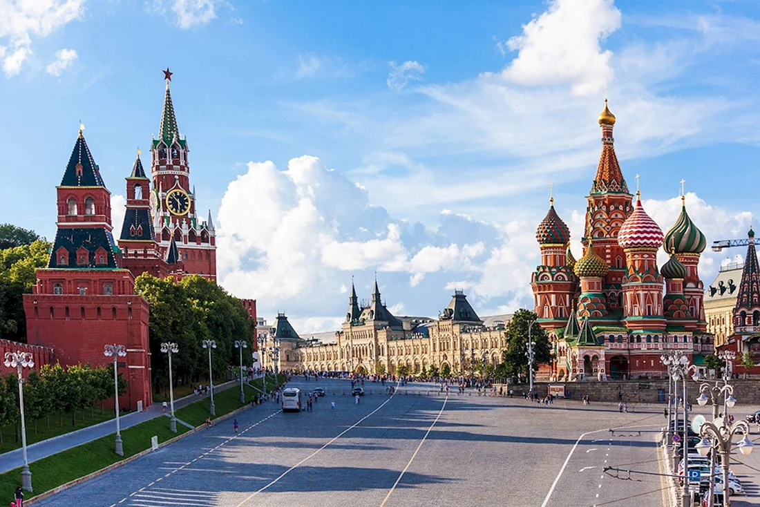 Москва Кремль красная площадь