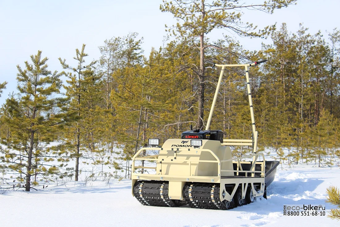 Мотобуксировщик pomor x2 k20