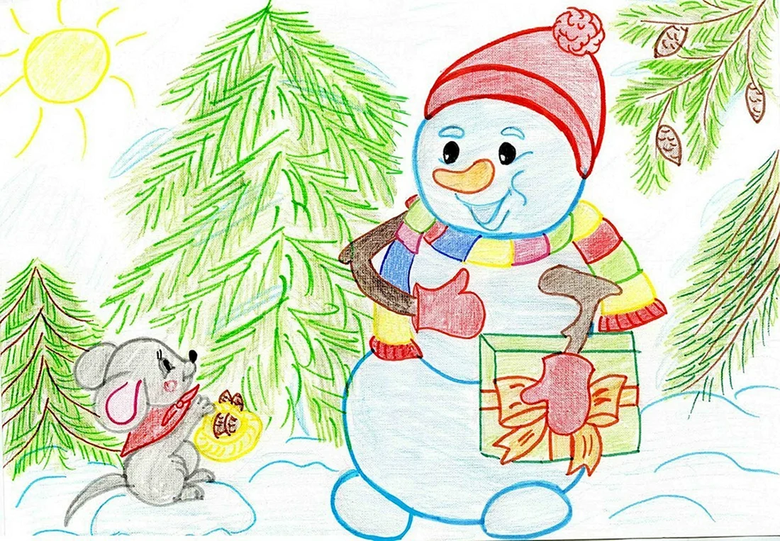 Новогодние рисунки