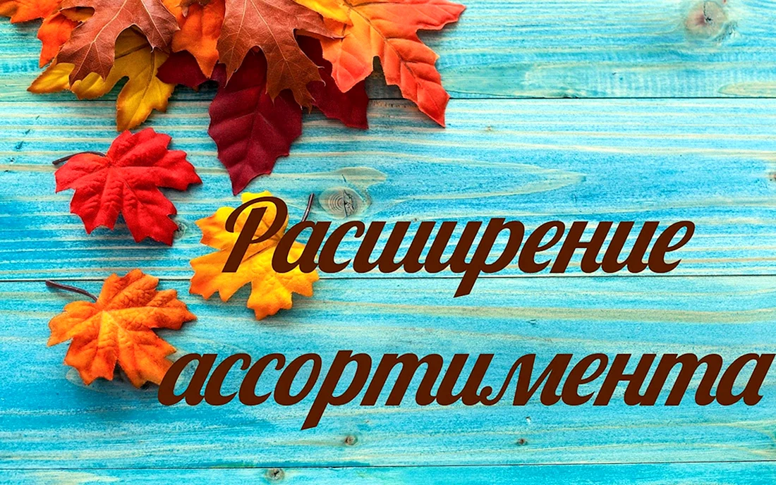 Обновление ассортимента