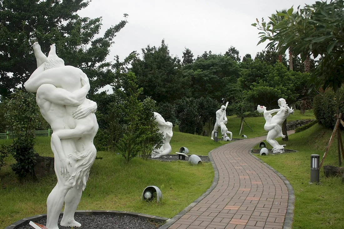 Остров Чеджу парк Loveland