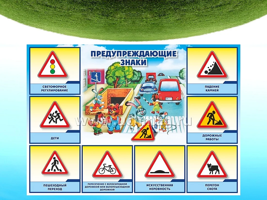 Плакат. Дорожные знаки