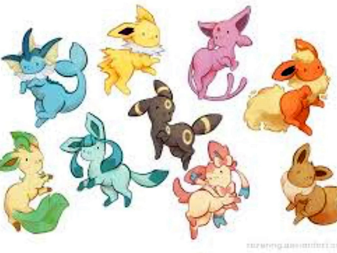 Покемон Eevee Эволюция