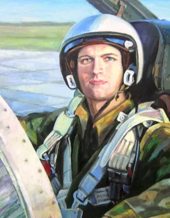 Портрет летчика Громова