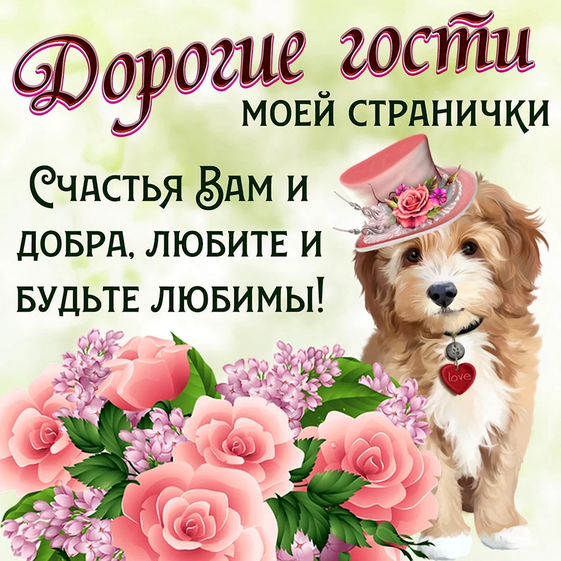 Приветствие и добрые пожелания