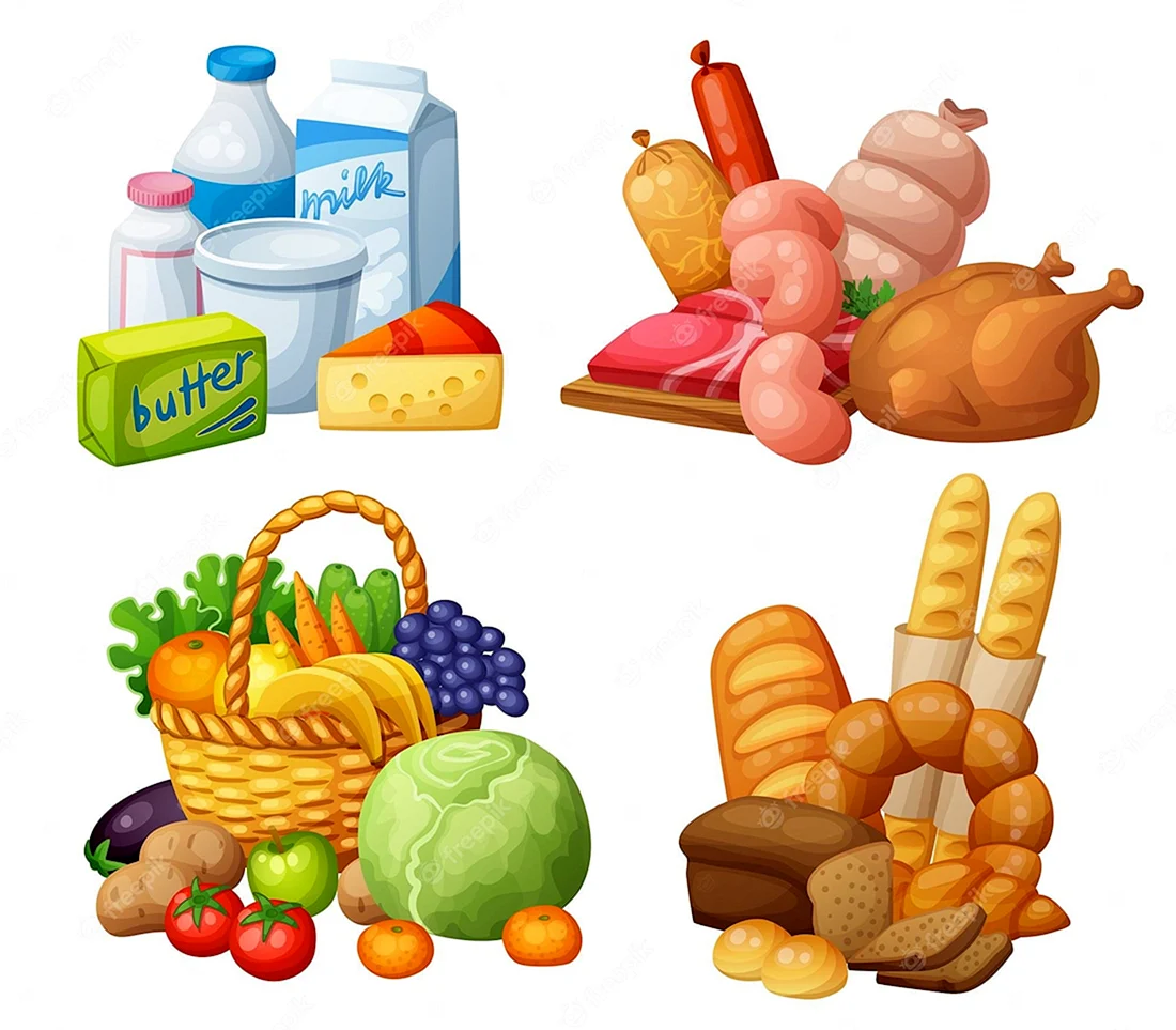 Продукты питания для дошкольников