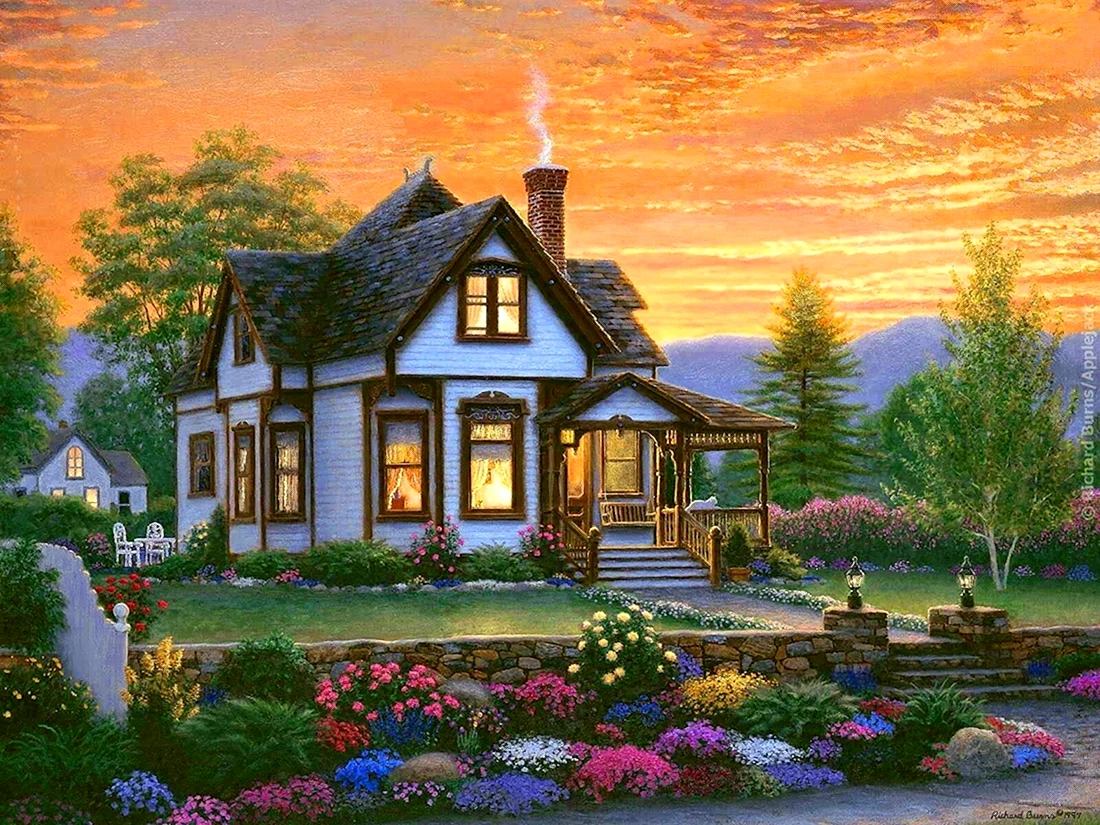 Ричард Бернс домики